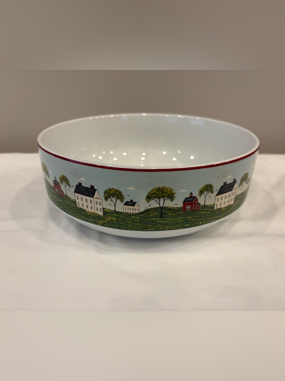 Warren Kimble for Brandon House Country Life 9" Serving Bowl by Sakura 1998